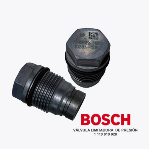 Válvula limitadora de presión para motor diésel